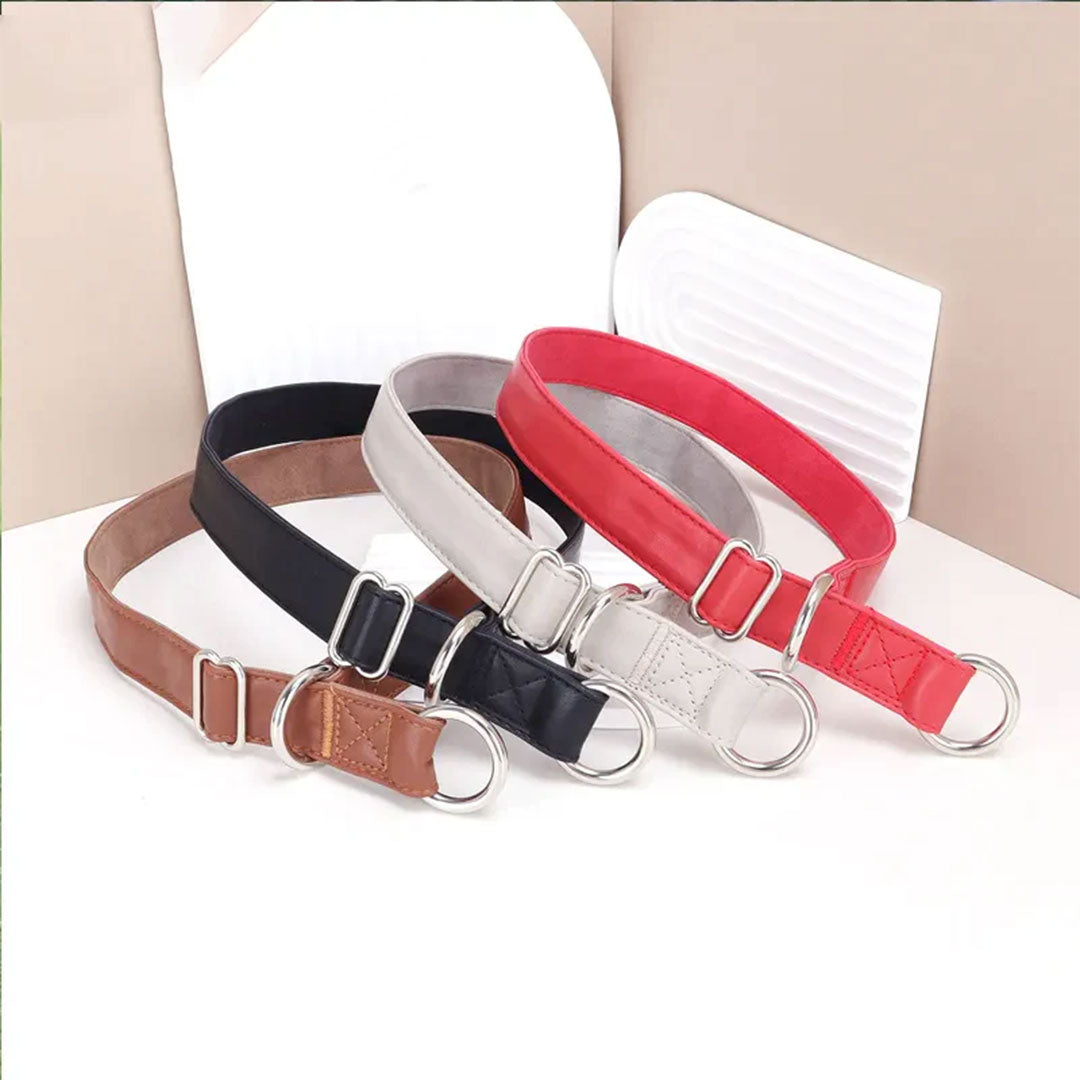 PetAffairs Fashion PU Leather Dog Collar Pet Collar Supplies