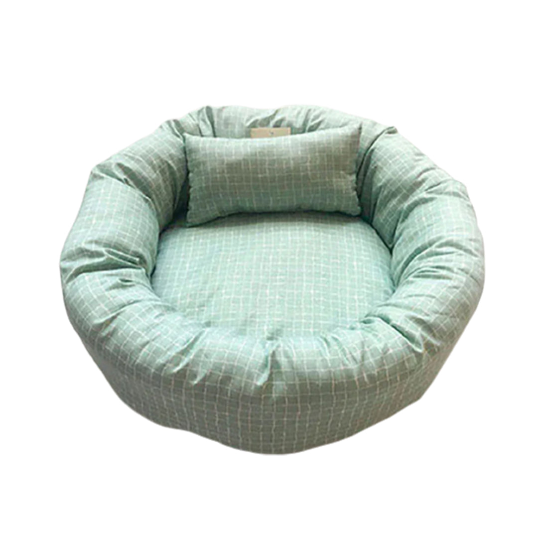 PetAffairs Pet Bed Plush Comfort with Waterproof Base