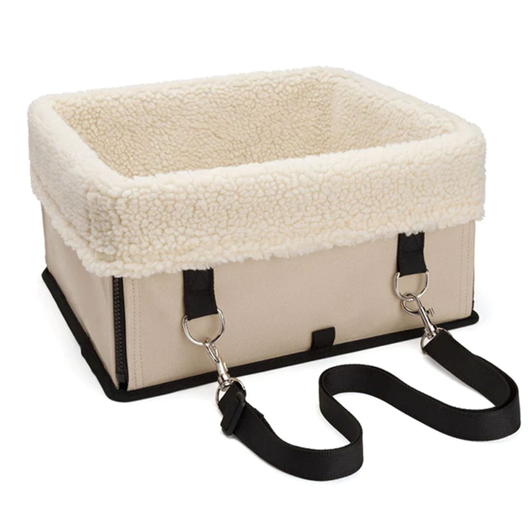 PetAffairs Warm Fleece Car Pet Carrier Seat