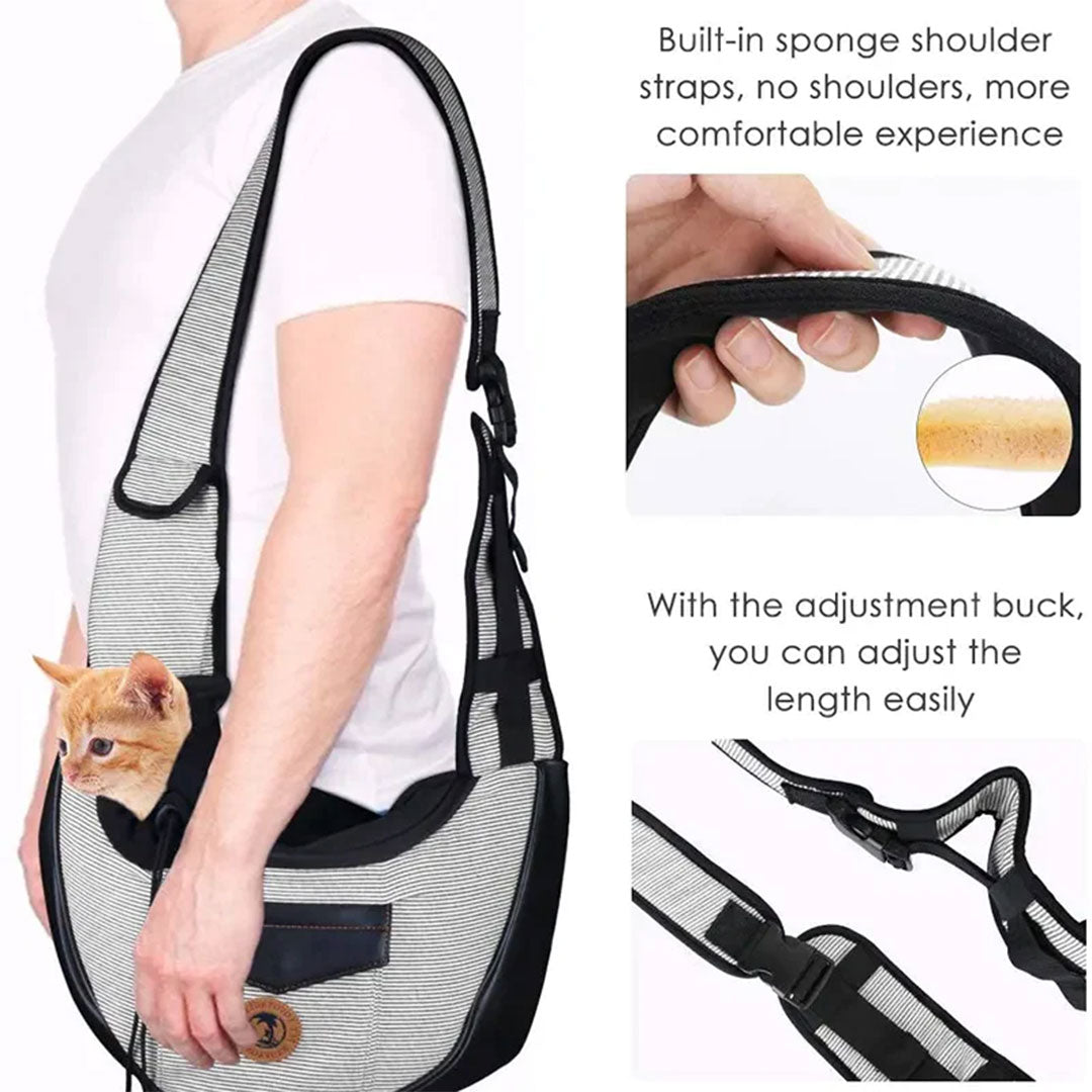 PetAffairs Sling Dog Carrier Padded Shoulder Strap