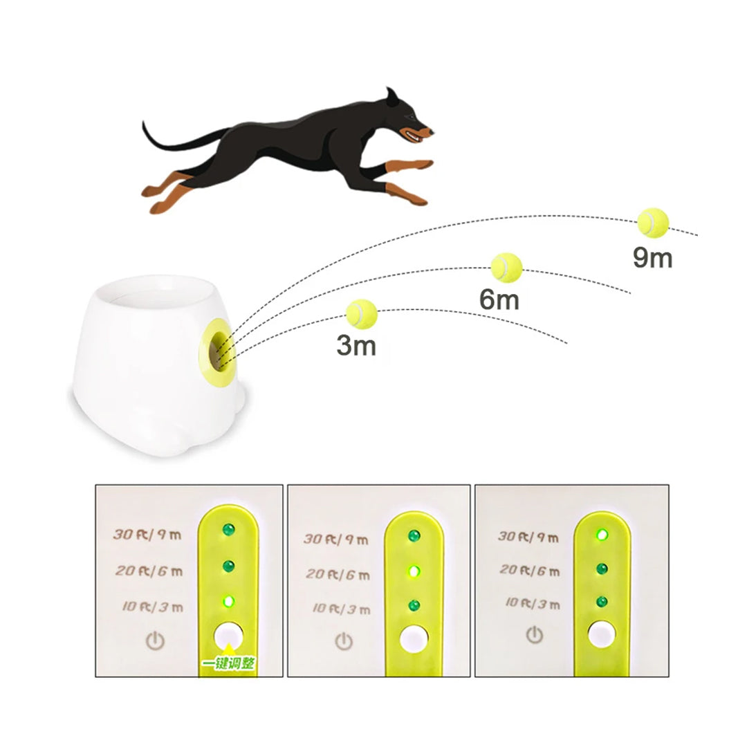 PetAffairs Automatic Tennis Ball Launcher Smart Product