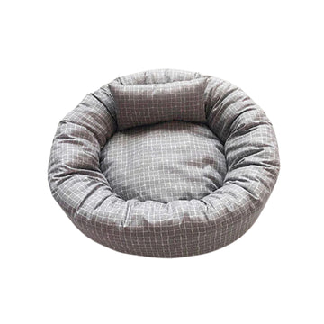 PetAffairs Pet Bed Plush Comfort with Waterproof Base