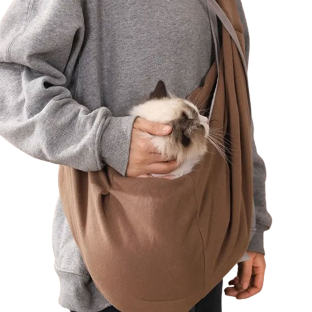 PetAffairs Crossbody Carrier Breathable Pet Sling Bag