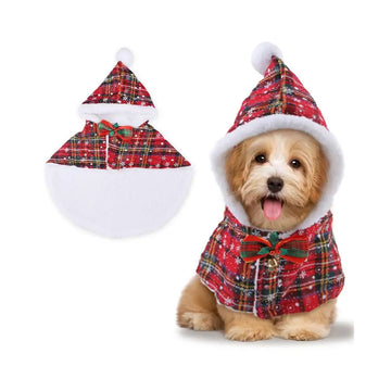 PetAffairs Hooded Cat Christmas Costume