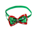 PetAffairs Adjustable Bow Tie Neck Strap Christmas Pet Collar