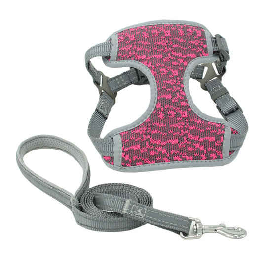 PetAffairs Reflective Dog Harness and Leash Set