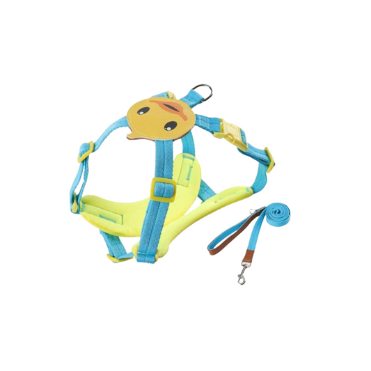 PetAffairs Cartoon Adventure Dog Harness and Leash Set!