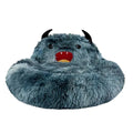 PetAffairs Nest Cushion Soft Plush Cartoon Monster Pet Bed