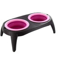 PetAffairs Folding Dog Bowl Stand for Eco-Friendly Feeding