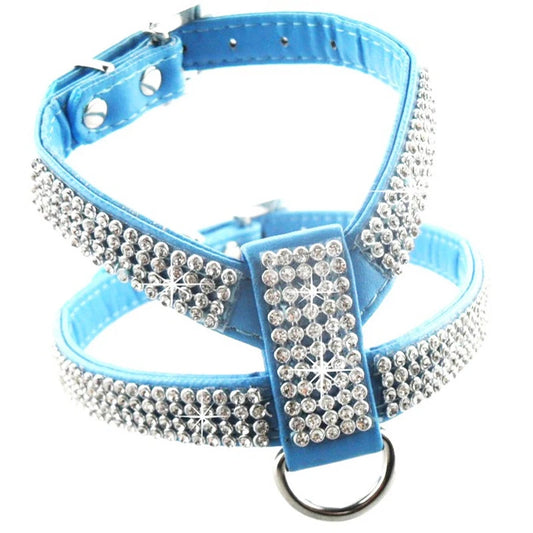 PetAffairs Bling Rhinestone Dog Harness