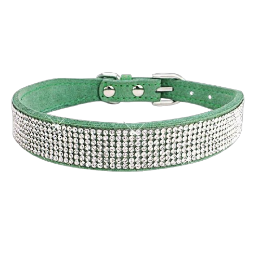 PetAffairs Sparkling Rhinestone Pet Collar