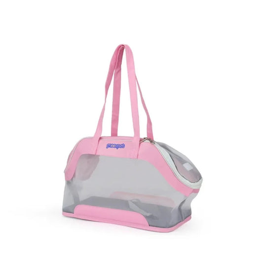 PetAffairs Transparent Hand-Carrying Pet Carrier