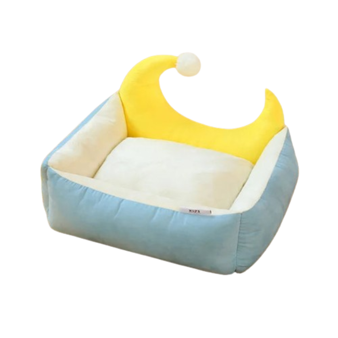 PetAffairs Moon Design Soft Cat Dog Sofa Bed