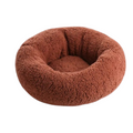 PetAffairs Plush Cozy and Breathable Donut Pet Bed