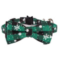 PetAffairs Festive Plaid Cat Collar with Bowtie