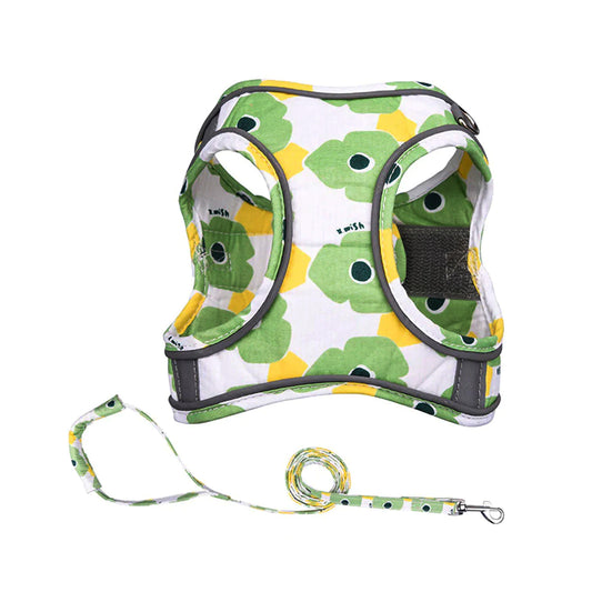 PetAffairs Reflective Pet Harness and Leash Set