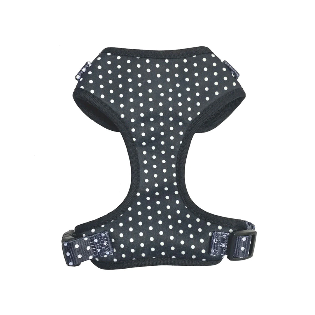 Polka Dot Pet Harness and Leash Set with Chic Style