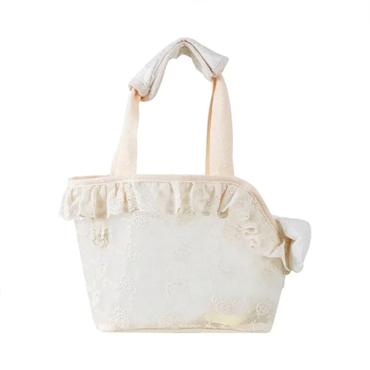 PetAffairs Lace Mini Dog Carrier Bag