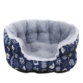 PetAffairs Warm and Cozy Winter Lace Pet Bed