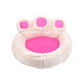 PetAffairs Winter Bear Paw Pet Bed