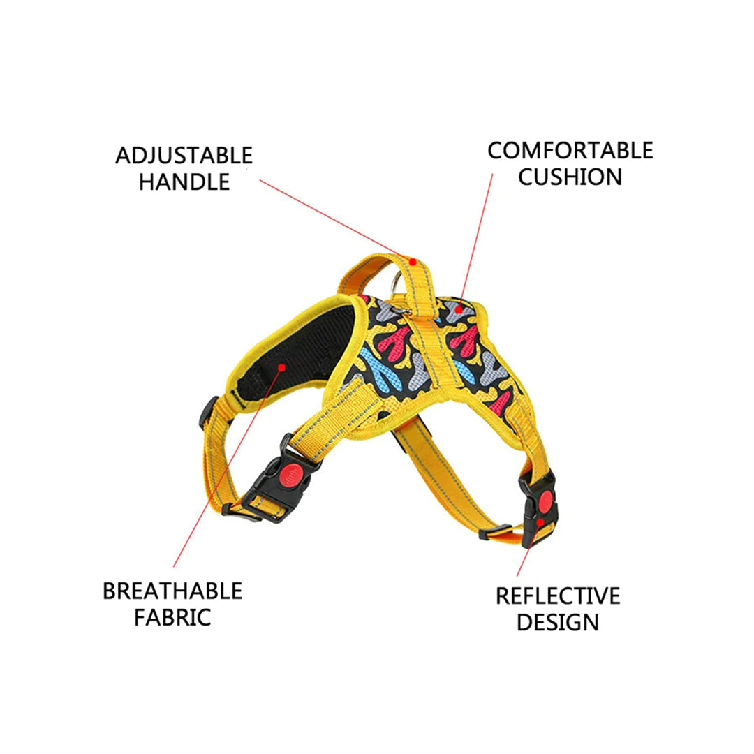 PetAffairs Reflective Dog Harness and Leash Set