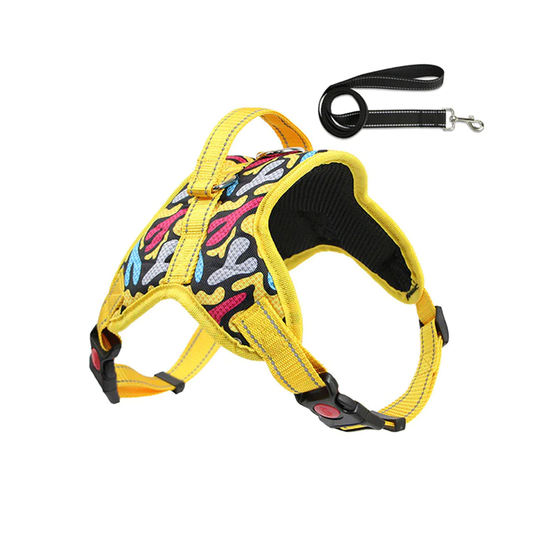 PetAffairs Reflective Dog Harness and Leash Set