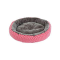 PetAffairs Round Winter Dog Bed for Pets