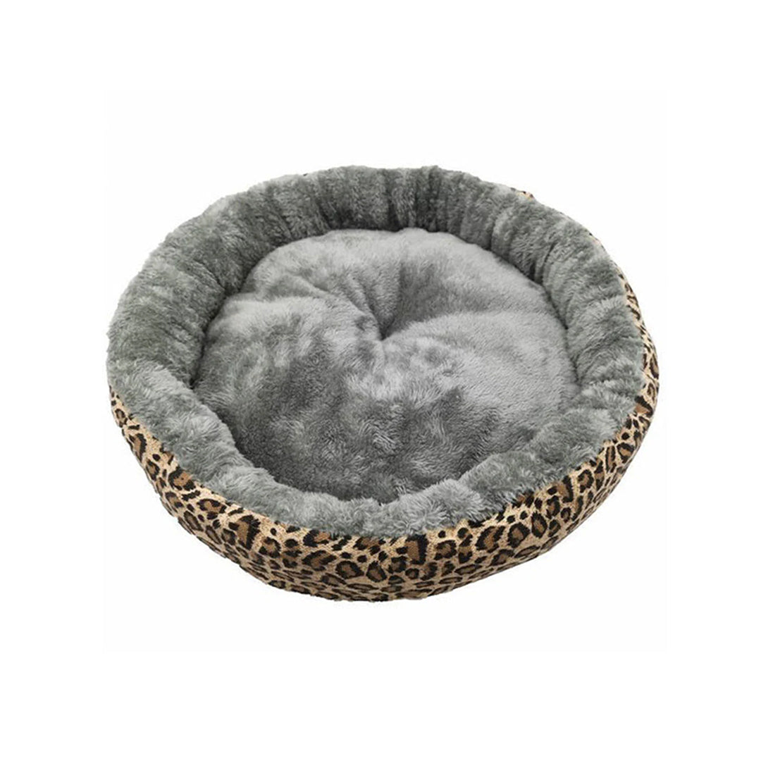 PetAffairs Round Winter Dog Bed for Pets